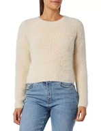 Swetry damskie - caspio Damski sweter z dzianiny 11025475-CA06, kremowo-złoty, XS/S, kremowy złoty, XS-S - miniaturka - grafika 1