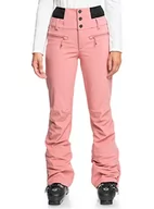 Spodnie damskie - ROXY Długie spodnie damskie różowe S - miniaturka - grafika 1