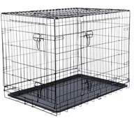 Sprzęt podróżny i transportery dla psów - Trixie Home kennel, M: 78 × 62 × 55 cm, black - miniaturka - grafika 1