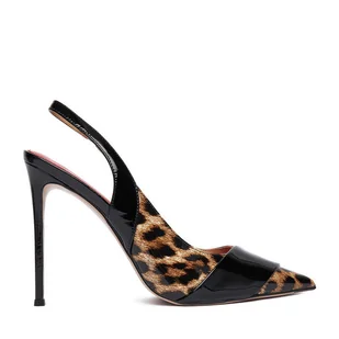 Szpilki Eva Minge EO-MONA-1643-2 Brązowy - Czółenka - miniaturka - grafika 1