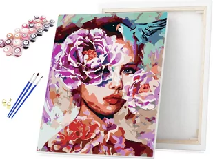 Malowanie po Numerach Kobieta Kwiat - Abstrakcja / beliart - Malowanie po numerach - miniaturka - grafika 1