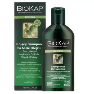 Biokap Bellezza Szampon kojący olejek oliwka 100ml - Szampony do włosów - miniaturka - grafika 1