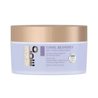 Maski do włosów - Schwarzkopf Professional Schwarzkopf Professional Blondme Cool Blondes maseczka odżywcza neutralizująca żółtawe odcienie 200 ml - miniaturka - grafika 1