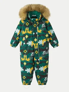 Reima Kombinezon zimowy Lappi 5100129C Zielony Regular Fit - Kombinezony dla dzieci - miniaturka - grafika 1