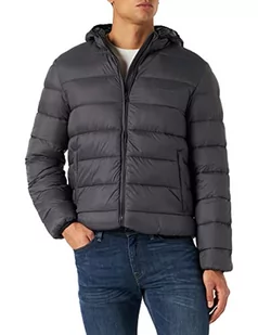 Champion Męska kurtka outdoorowa z kapturem, szare żelazo, XXL - Kurtki męskie - miniaturka - grafika 1
