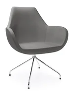 Fotele i krzesła biurowe - Fotel biurowy, konferencyjny Fan 10H Chrom - miniaturka - grafika 1