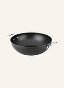 Patelnie - Le Creuset Wok Aluminium Antihaft schwarz - miniaturka - grafika 1