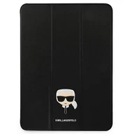 Etui do tabletów - Apple Etui na tablet Karl Lagerfeld Head Saffiano na iPad Pro 11" KLFC11OKHK) Czarne - miniaturka - grafika 1