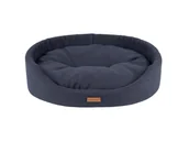 Legowiska dla psów - Ami Play Legowisko owalne dla Psa Montana S czarny - miniaturka - grafika 1