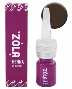 Project Lashes, Henna Pudrowa Do Brwi Zola, 05 Brown, 5g - Akcesoria i kosmetyki do stylizacji brwi - miniaturka - grafika 1