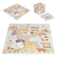 Maty piankowe - Duża mata piankowa EVA dla dzieci Farma 90,5x90,5 cm 21 el. ECOTOYS - miniaturka - grafika 1
