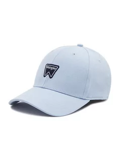 Czapki damskie - Wrangler Czapka z daszkiem Logo Cap W0U5U5XVT Niebieski - grafika 1