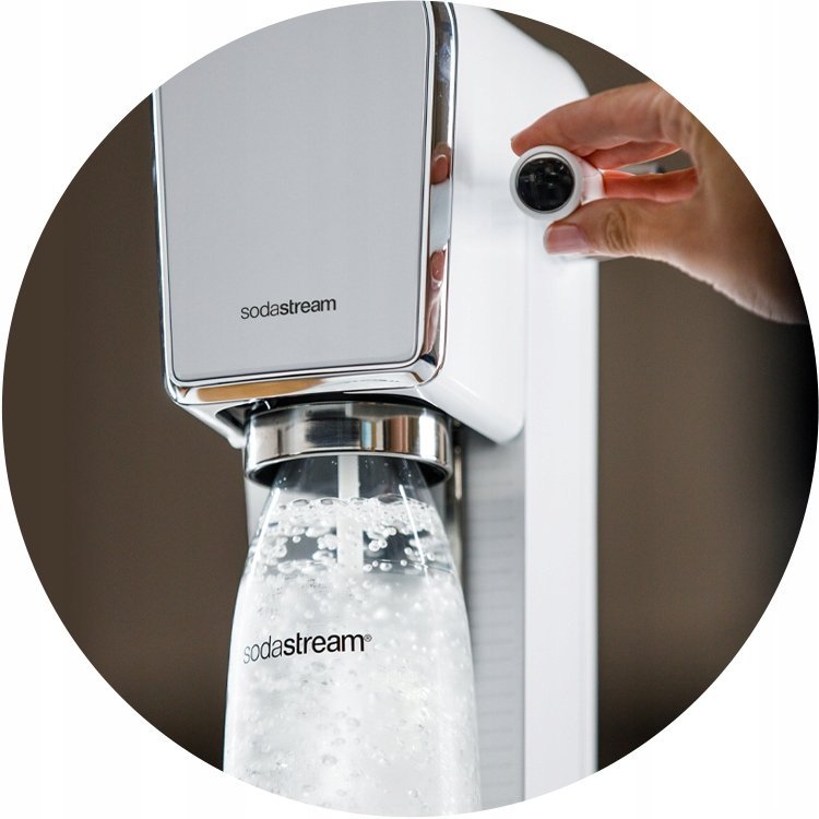 Saturator SodaStream ART Biały + Butelka + Nabój