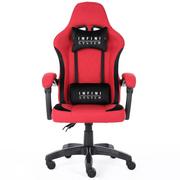 Fotele i krzesła biurowe - Fotel Gamingowy Infini System z tkaniny kolor czerwony - miniaturka - grafika 1