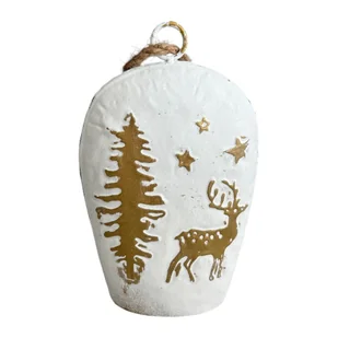 DZWONEK ŚWIĄTECZNY OZDOBA ŚWIĄTECZNA DZWON Z METALU - Ozdoby bożonarodzeniowe - miniaturka - grafika 1