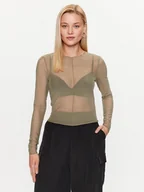 Bluzki damskie - ONLY Bluzka 15315812 Zielony Regular Fit - miniaturka - grafika 1