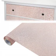 Okleiny - Okleina Brokat Różowy Folia Meblowa 45x150cm Grubość Folii 90 Mikrometrów - miniaturka - grafika 1