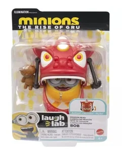 Mattel Minions Action Figure Bob Maska Smok 10cm - Figurki dla dzieci - miniaturka - grafika 1