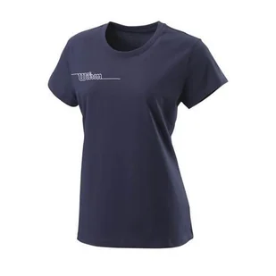 Koszulka sportowa damska Wilson Shirt Team Ii Tech - Koszulki i topy damskie - miniaturka - grafika 1