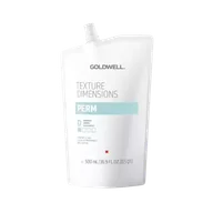 Kosmetyki do stylizacji włosów - Goldwell Texture Dimensions, loton do trwałej ondulacji dla włosów z umiarkowaną ilością pasemek, D-Damaged, 500ml - miniaturka - grafika 1