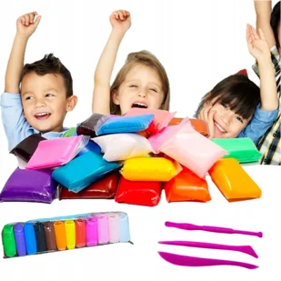 PLASTELINA PIANKOLINA SENSORYCZNA 12 SZT - Masy plastyczne - miniaturka - grafika 1