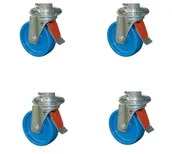 Rusztowania - Krause Zestaw rolek jezdnych ClimTec 4 szt. - miniaturka - grafika 1