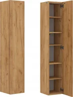 Szafki łazienkowe - Szafka łazienkowa słupek 160cm dąb - miniaturka - grafika 1