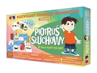 Gry planszowe - Piotruś Komlogo Gra edukacyjna słuchowy, zestaw 1 - miniaturka - grafika 1