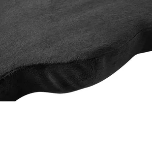 Ortopedyczna poduszka, plastikowa końcówka odporna na nacisk, ergonomiczna, czarny, pianka z efektem pamięci, Powerton - Podnóżki, podpórki, podkładki - miniaturka - grafika 7