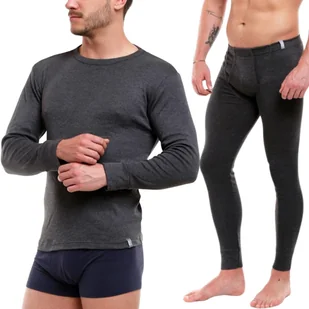 GRUBE KALESONY MĘSKIE I PODKOSZULEK Z DŁUGIM RĘKAWEM BAWEŁNA MORAJ M GREY - Pozostała odzież narciarska GRUBE KALESONY MĘSKIE I PODKOSZULEK Z DŁUGIM RĘKAWEM BAWEŁNA MORAJ M GREY - Pozostała odzież narciarska - miniaturka - grafika 1