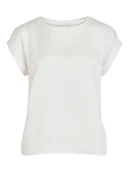 Koszulki i topy damskie - Vila Koszulka "Viellette" w kolorze białym - miniaturka - grafika 1