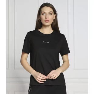 Calvin Klein T-shirt | Regular Fit - Koszulki i topy damskie - miniaturka - grafika 1