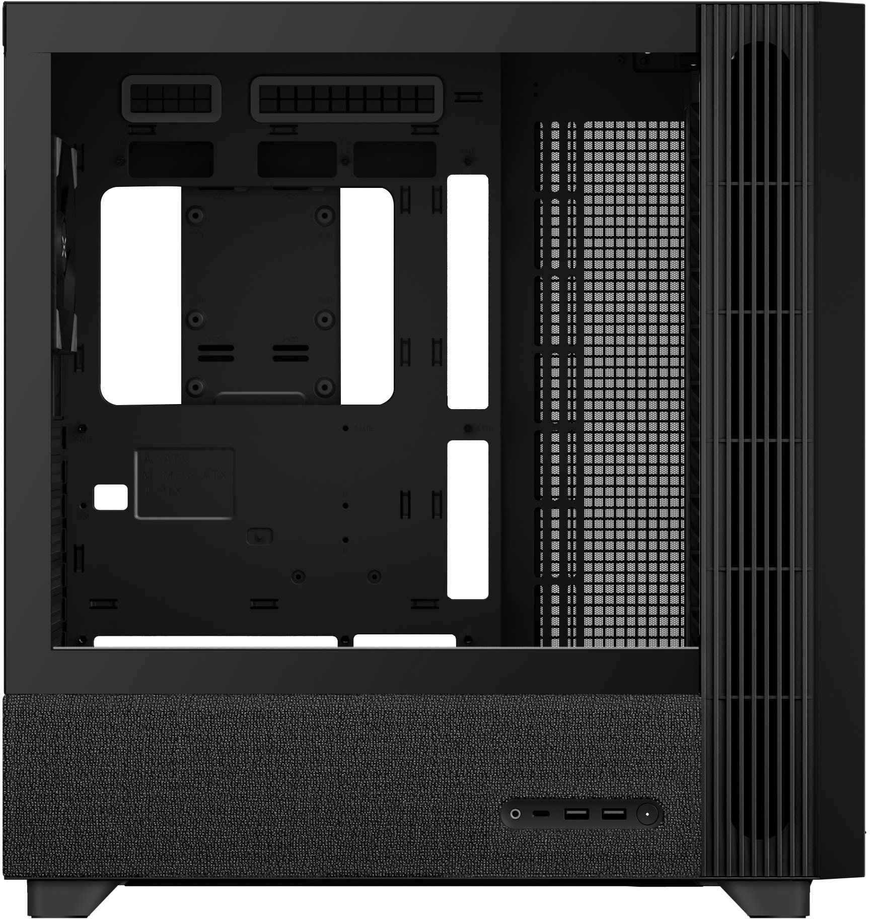 Obudowa TRYX FLOVA F50 Obudowa komputerowa, Midi-Tower, ATX, Tempered Glass - czarny C-F500F-FM1E-G0K