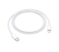 Kable USB - Apple Lightning do USB-C 1m Biały - miniaturka - grafika 1