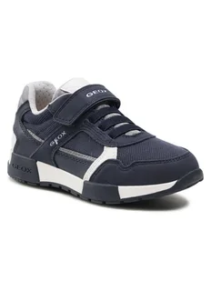 Geox Sneakersy J Alfier B. A J046NA 0AU14 C0661 S Granatowy - Buty dla chłopców - miniaturka - grafika 1