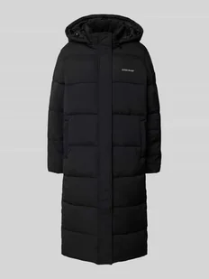 Płaszcz pikowany z kapturem - Płaszcze damskie - miniaturka - grafika 1