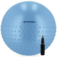 Piłki do ćwiczeń - Piłka gimnastyczna SPOKEY Half Fit Niebieski (75 cm) - miniaturka - grafika 1