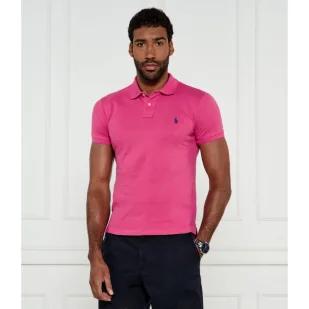 POLO RALPH LAUREN Polo Slim Fit pique - Koszule męskie - miniaturka - grafika 1