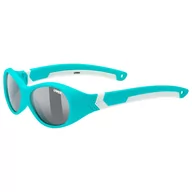 Okulary sportowe - Uvex Sportstyle 510 Turquoise White Mat - miniaturka - grafika 1