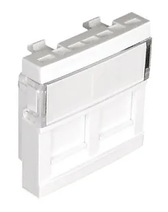 EFAPEL QUADRO45 MODUŁ 2 x ZŁĄCZE RJ BIAŁY 45971 SBR - Inne akcesoria elektryczne - miniaturka - grafika 1
