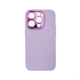 Etui z osłoną aparatu Etui ochronne Bumper TPU kompatybilne z iPhone 14 Fioletowy - Etui i futerały do telefonów - miniaturka - grafika 1