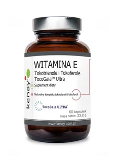 Kenay Witamina E Tokotrienole i Tokoferole TocoGaia Ultra (60 kaps.) - Suplementy naturalne - miniaturka - grafika 1