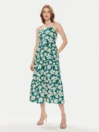 Sukienki - Gap Sukienka letnia 888463-01 Zielony Regular Fit - miniaturka - grafika 1