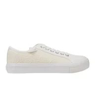 Trampki damskie - Buty Trampki Lee Cooper LCW-25-31-3422LA biała koronka białe - miniaturka - grafika 1