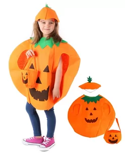 Strój Przebranie Dynia Pumpkin Haloween Karnawał - Moda i Uroda OUTLET - miniaturka - grafika 1