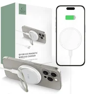 Ładowarki do telefonów - Ładowarka indukcyjna TECH-PROTECT QI15W-A33 Magnetic Magsafe 15W Biały - miniaturka - grafika 1