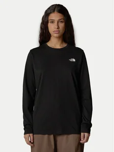 The North Face Bluzka Simple Dome NF0A87QP Czarny Relaxed Fit - Bluzki damskie - miniaturka - grafika 1