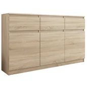 Komody - KOMODA 98CM SZAFKA 3 SZUFLADY Sonoma PRODUCENT S-3 - miniaturka - grafika 1