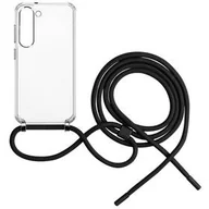 Etui i futerały do telefonów - Obudowa dla telefonów komórkowych FIXED Pure Neck s černou šňůrkou na krk na Samsung Galaxy S23 (FIXPUN-1040-BK) przezroczysty - miniaturka - grafika 1
