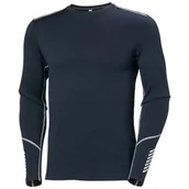 Pozostała odzież narciarska - Bluza termoaktywna Helly Hansen LIFA Merino Midweight Crew - navy - S - miniaturka - grafika 1
